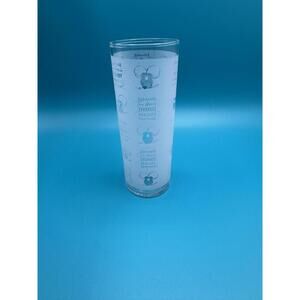 Vintage Tim Hortons Frosted Timbits Tall Glass Donuts Beignes Collectible Retro